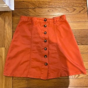 Vintage button front skirt